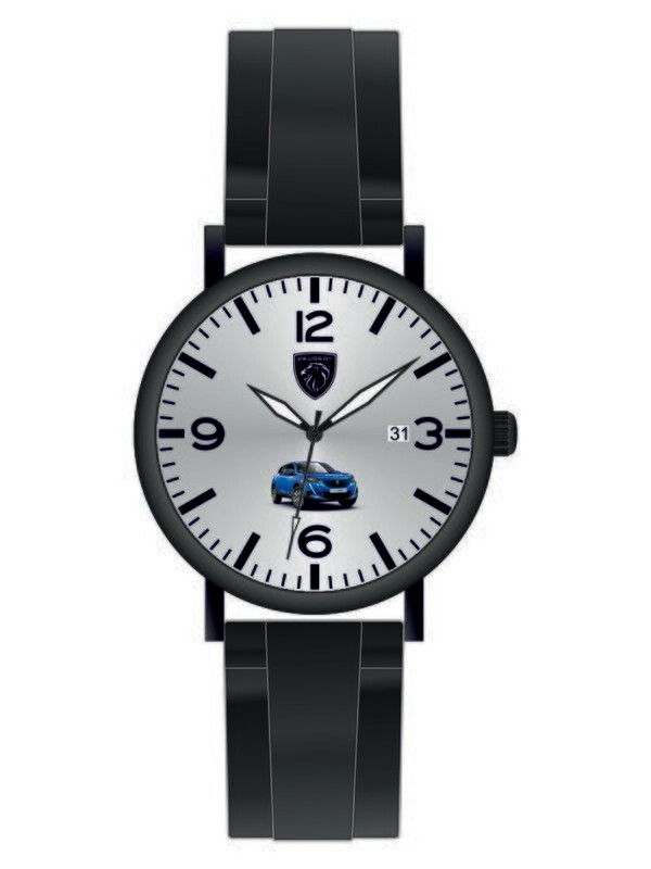 Werbeuhren Made in Germany 
Modell KLASSIK Ø 40mm Metall Silikon