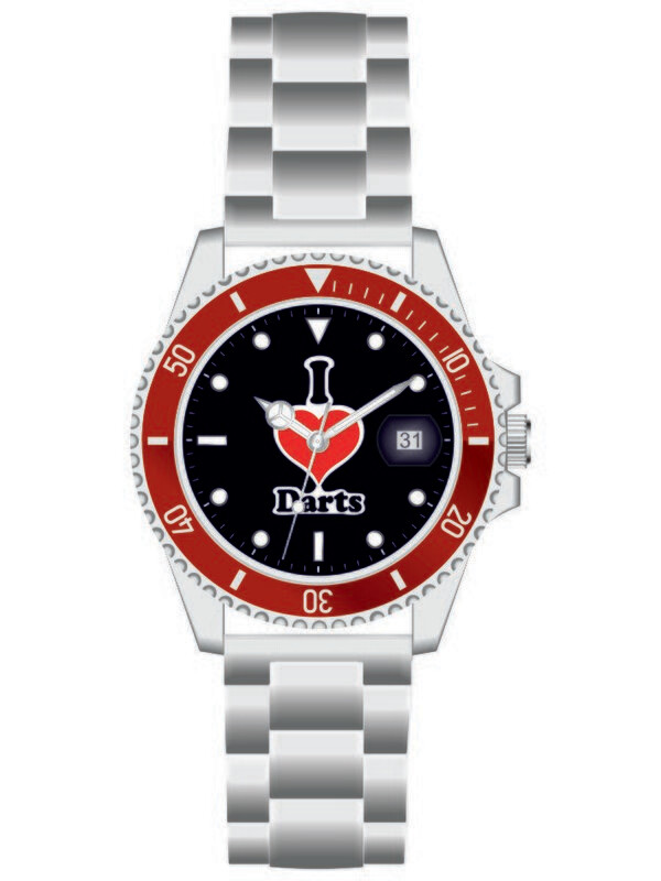 Werbeuhren Made in Germany 
Modell SPORT Ø 40mm Metall Edelstahl