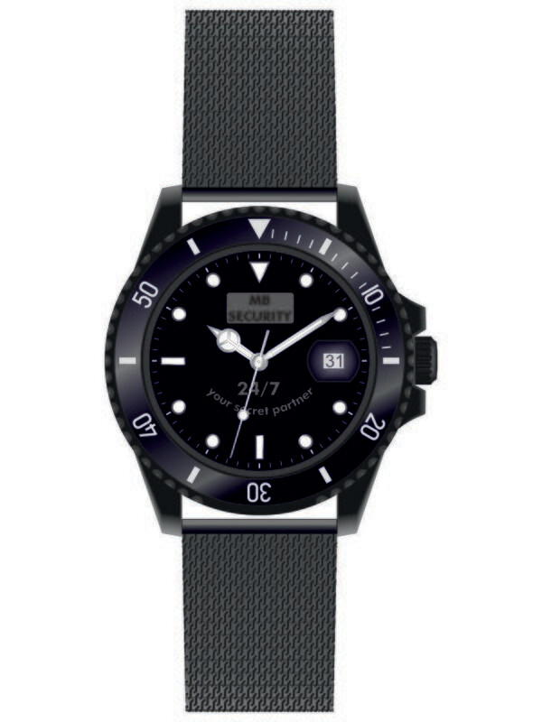 Werbeuhren Made in Germany 
Modell SPORT Ø 40mm Metall Edelstahl