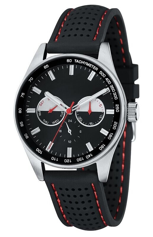Multifunktionsuhr mit Logo Ø 41mm Metall Silikon