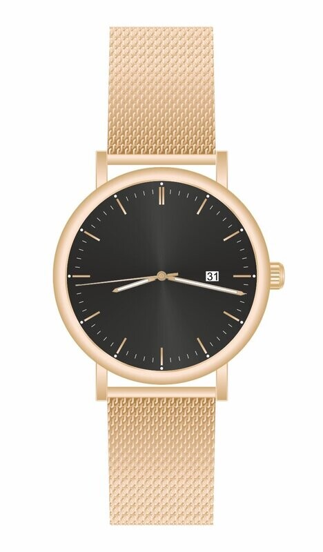 Werbeuhren Made in Germany 
Modell KLASSIK Ø 40mm Metall Edelstahl