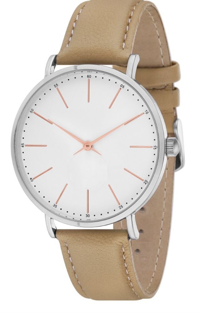 Herenuhr, Lederarmband, Wasserdicht  3ATM