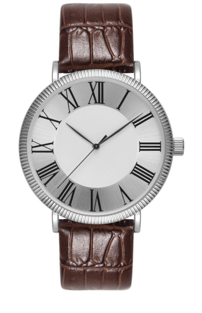 Herenuhr, Lederarmband, Wasserdicht  3ATM