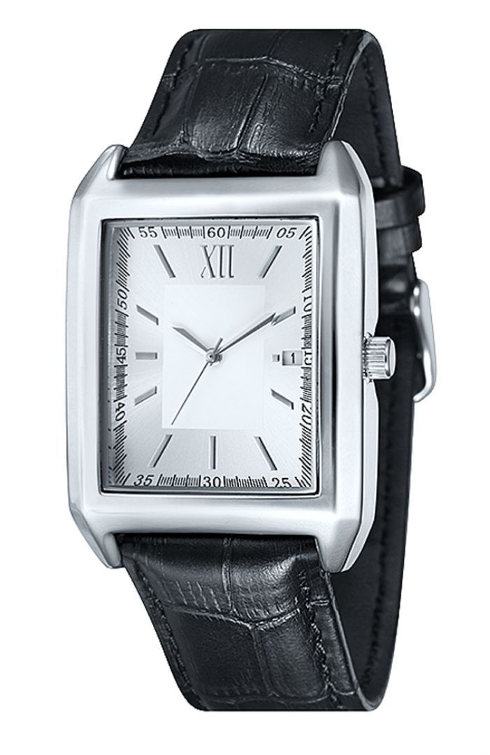 Herenuhr, Lederarmband, Wasserdicht  3ATM