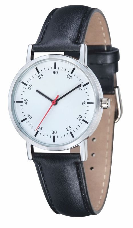 Damenuhr, Lederarmband, Wasserdicht  1ATM