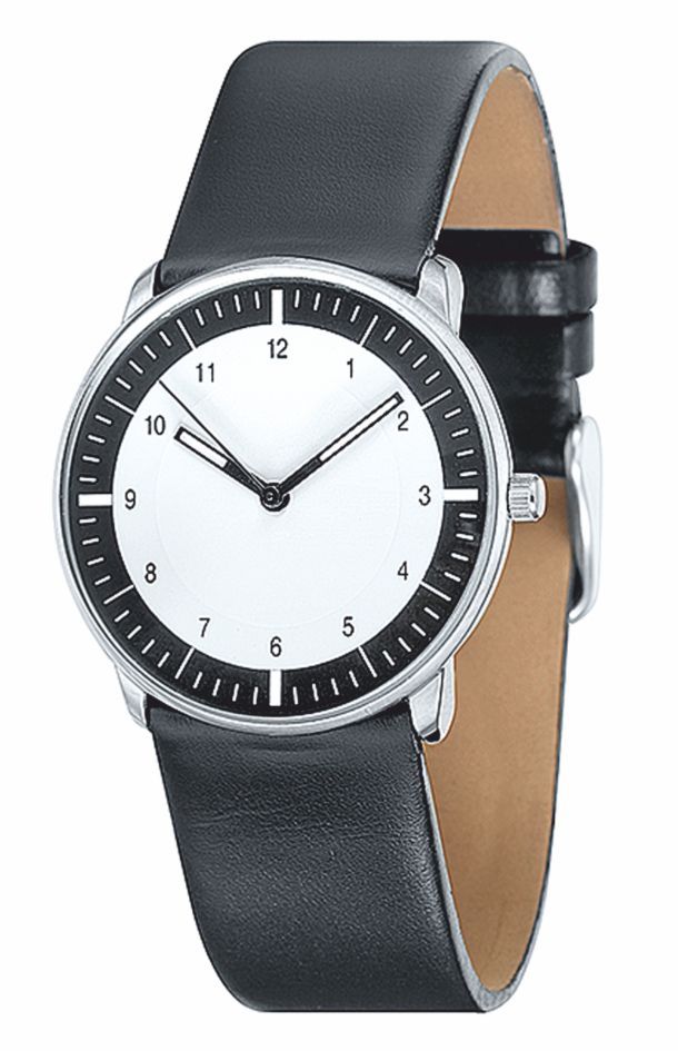 Damenuhr, Lederarmband, Wasserdicht  1ATM