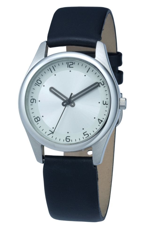 Damenuhr, Lederarmband, Wasserdicht  3ATM