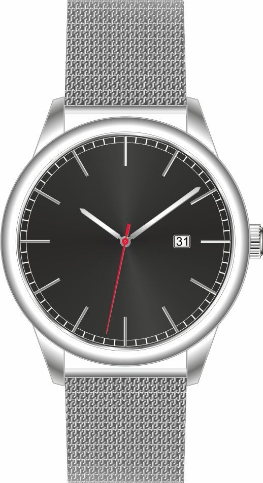 Pilot Uhr Mesharmband, Wasserdicht  3ATM