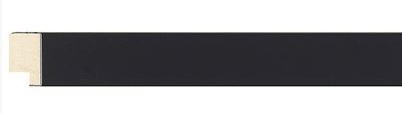 20mm Flat Matt Black Wooden Frame