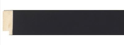 30mm Flat Matt Black Wooden Frame