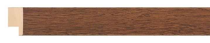 19mm Flat Basic Walnut Profile