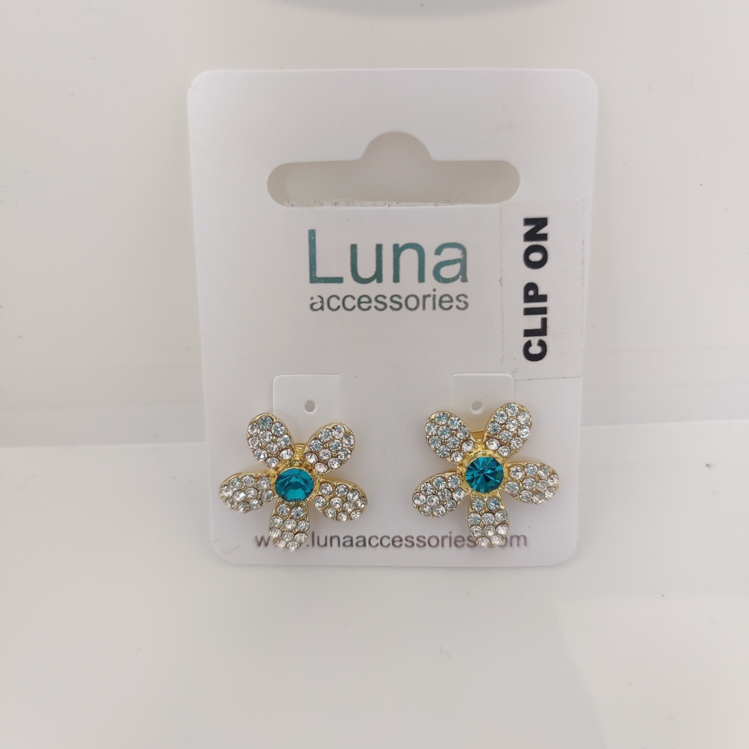 Flower Power Clip On Earings