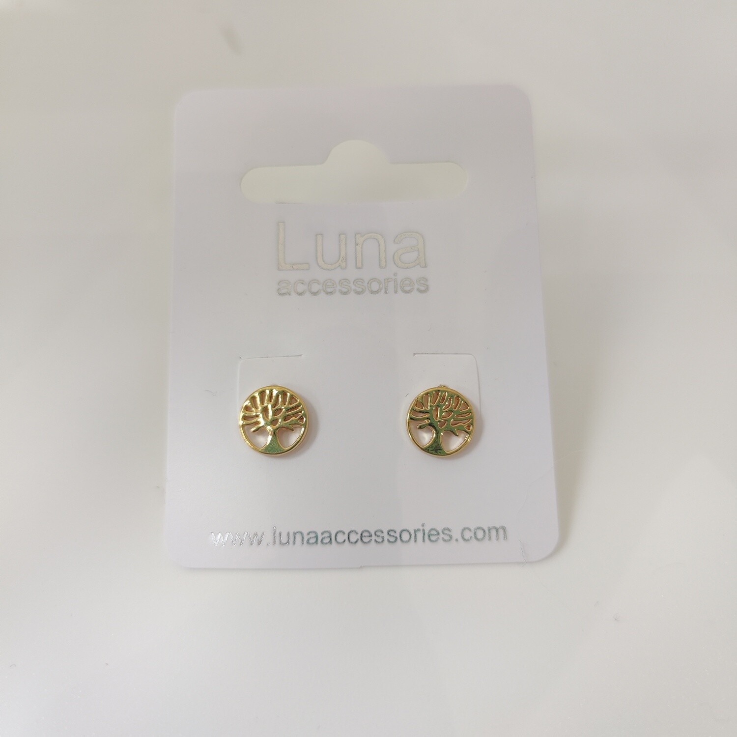 Golden Tree of Life Earrings