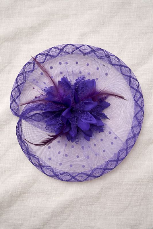 Purple dot headpiece