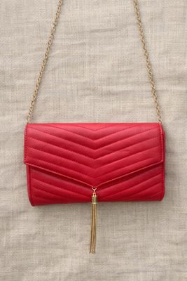 Cardinal Red Clutch
