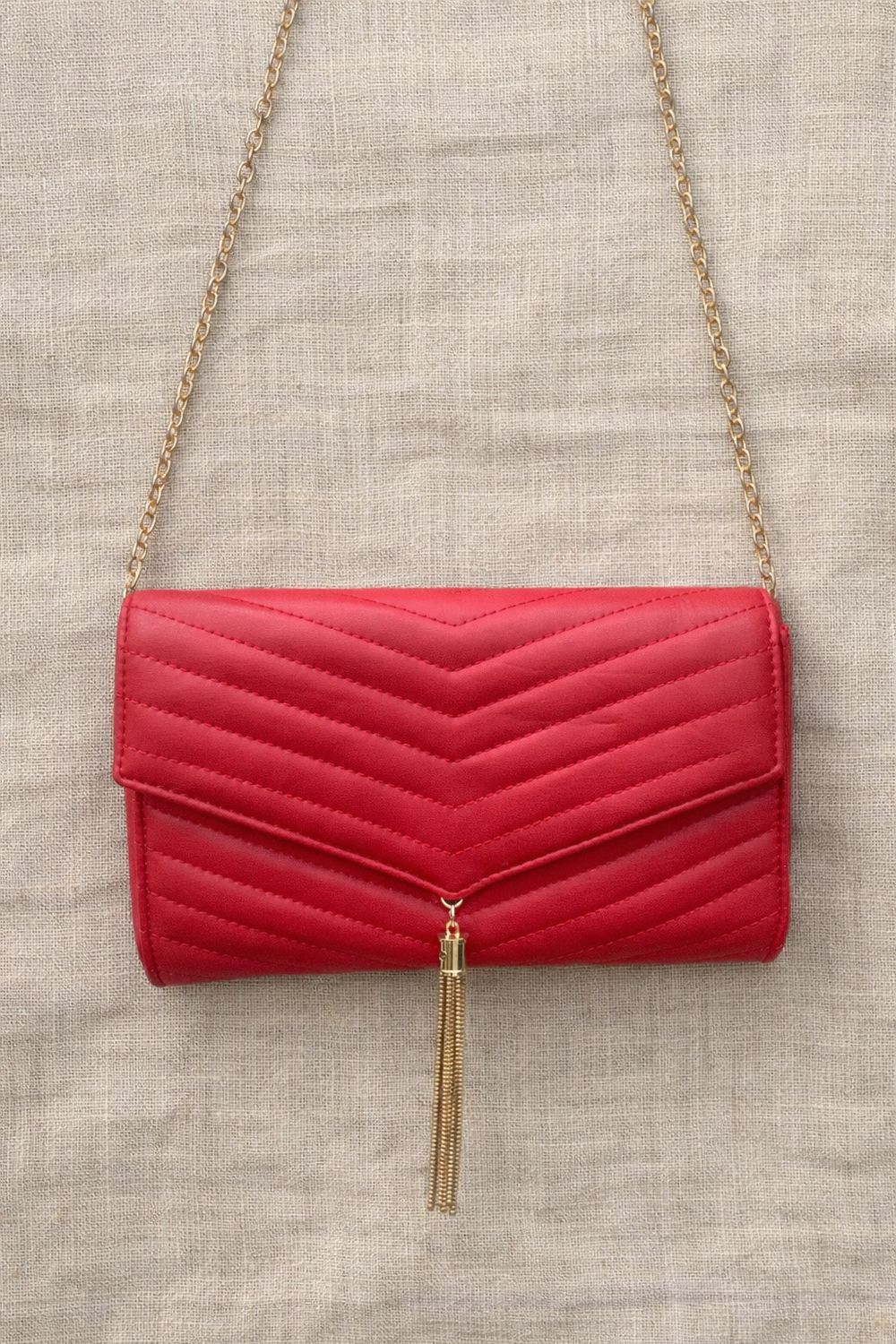 Cardinal Red Clutch