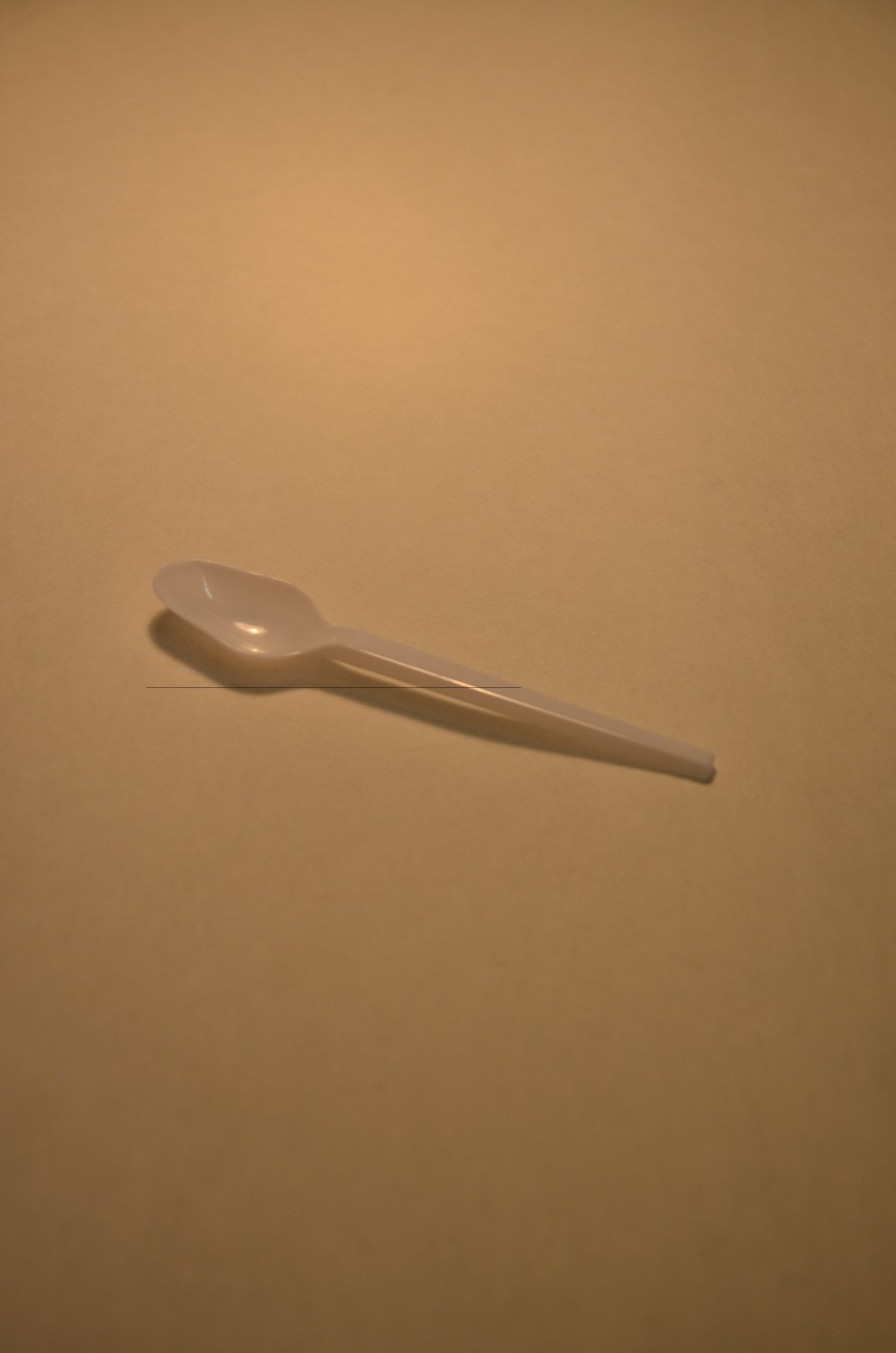 Kaffeelöffeli 12.5 cm weiss, 100er Pack