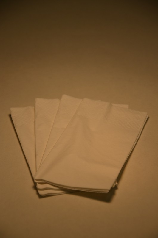 Servietten 2-lagig 33 x 33 cm weiss 1/8 Falz, 250er Pack