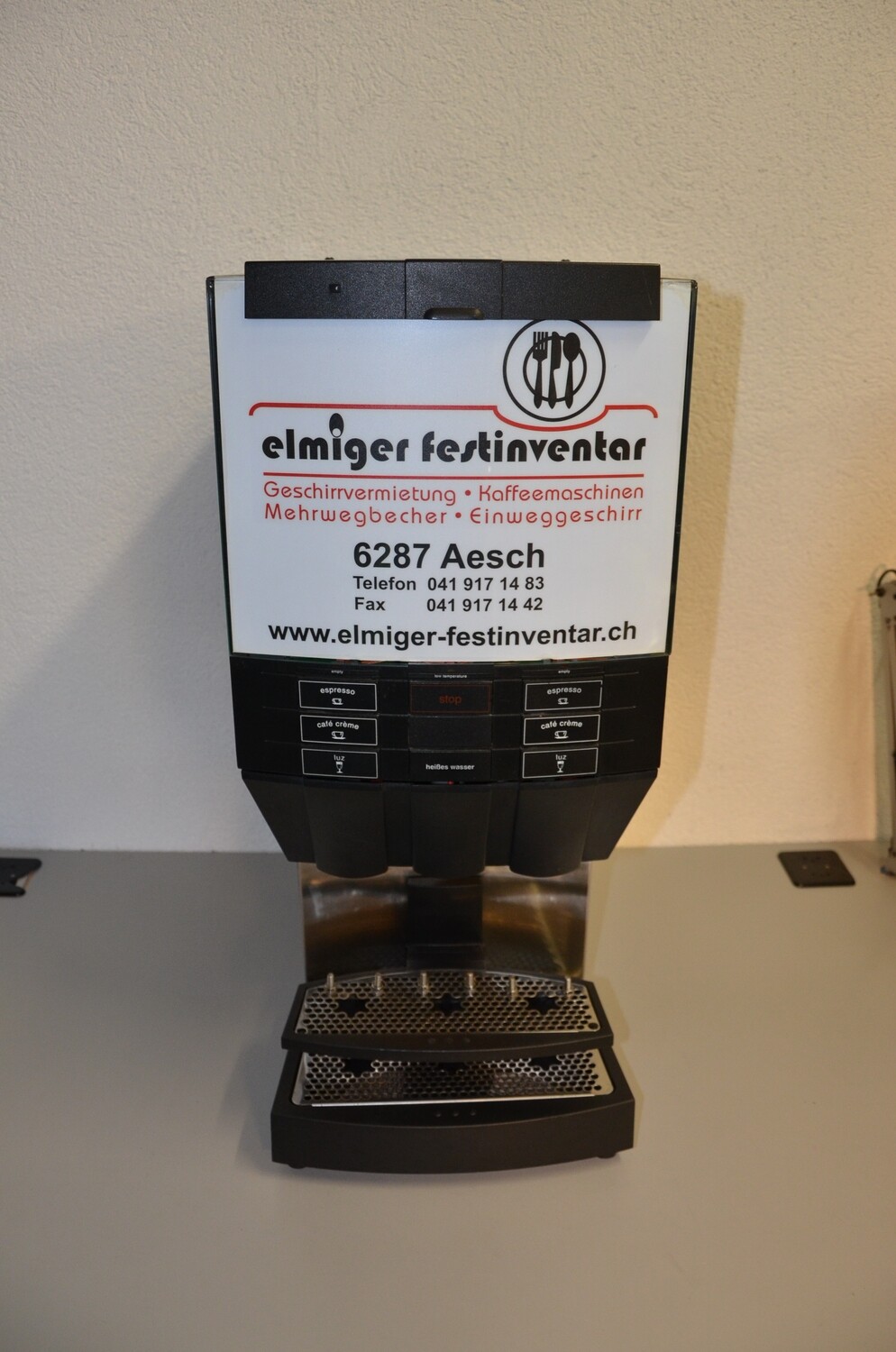 Kaffeemaschine Moccomat 1 Tag