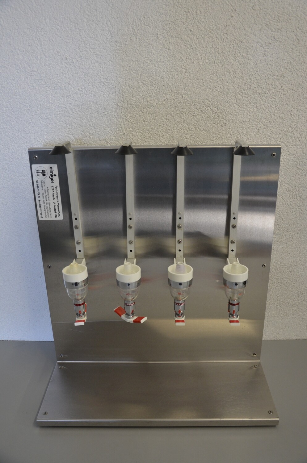 Bar-Ständer mit 4 Dosierer 4cl