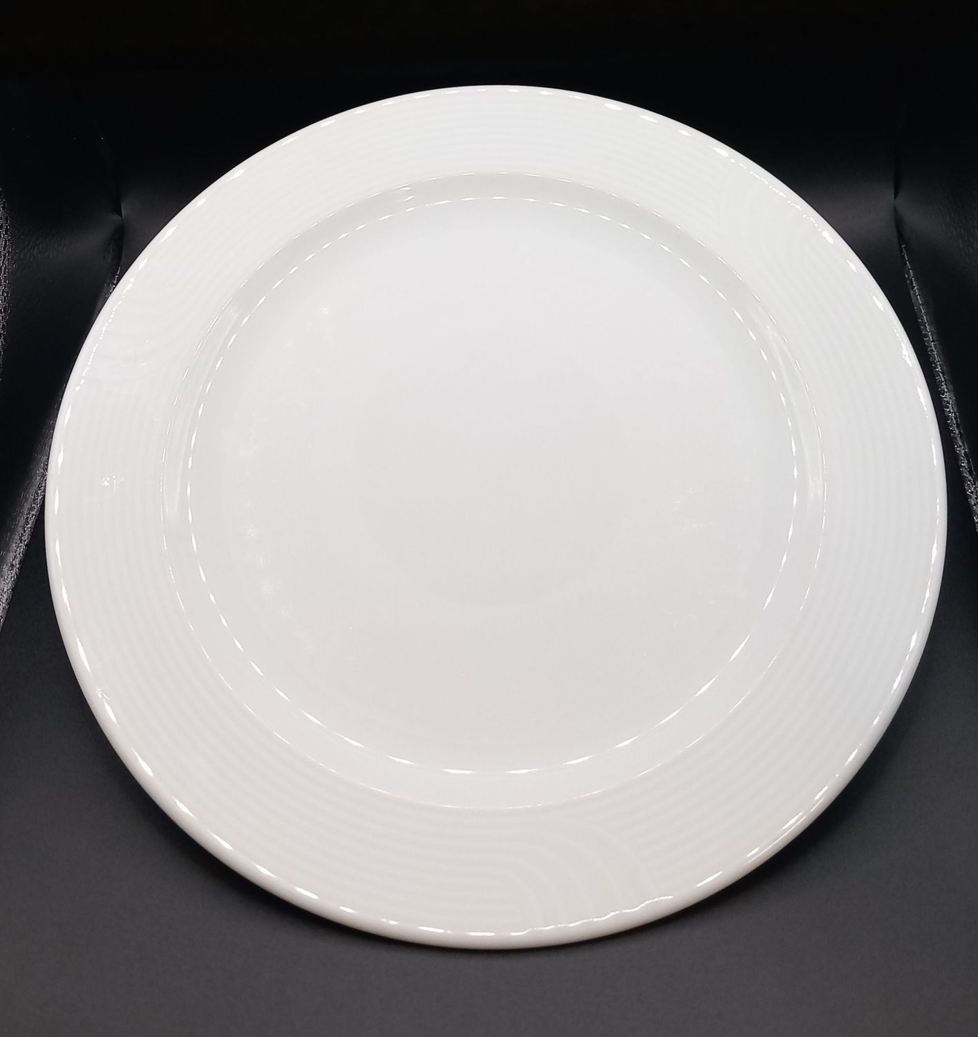 Menuteller Porzellan 27 cm