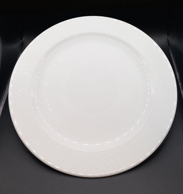 Menuteller Porzellan 25.5 cm