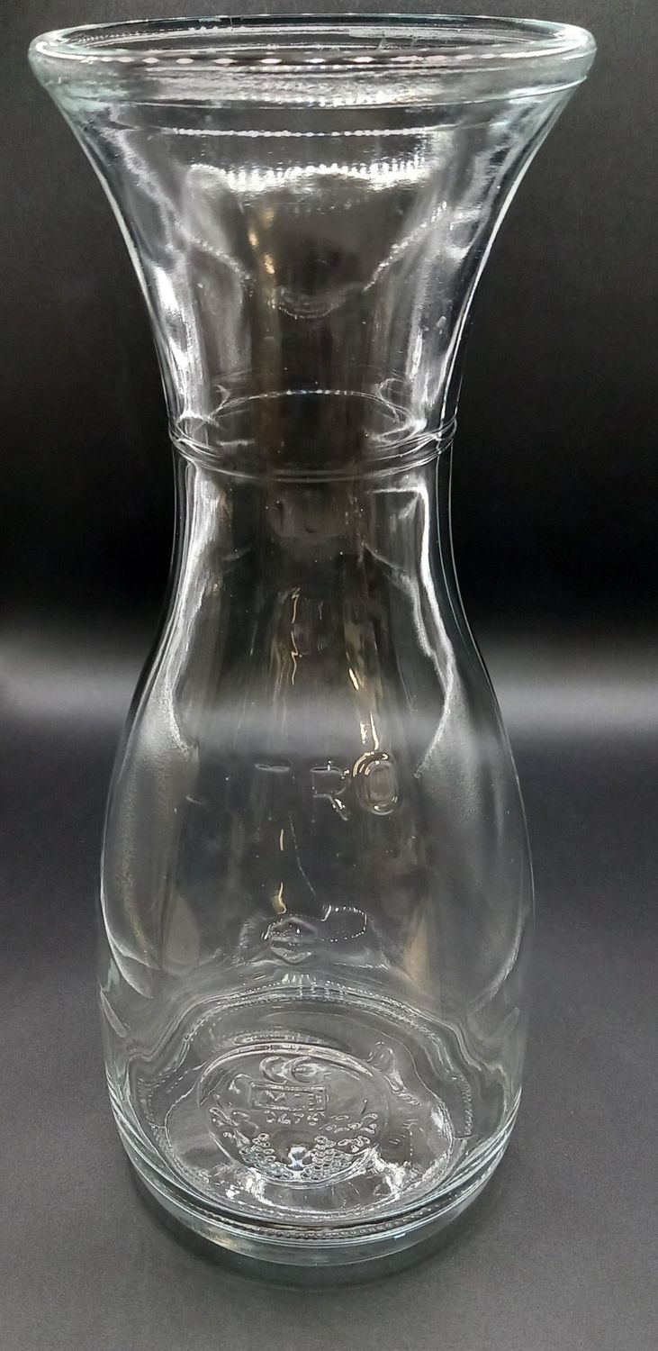 Glaskaraffe 0.5 Liter in Transportbox