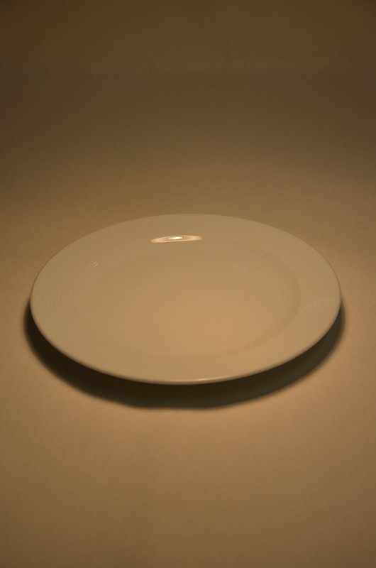 Menuteller Porzellan 27 cm