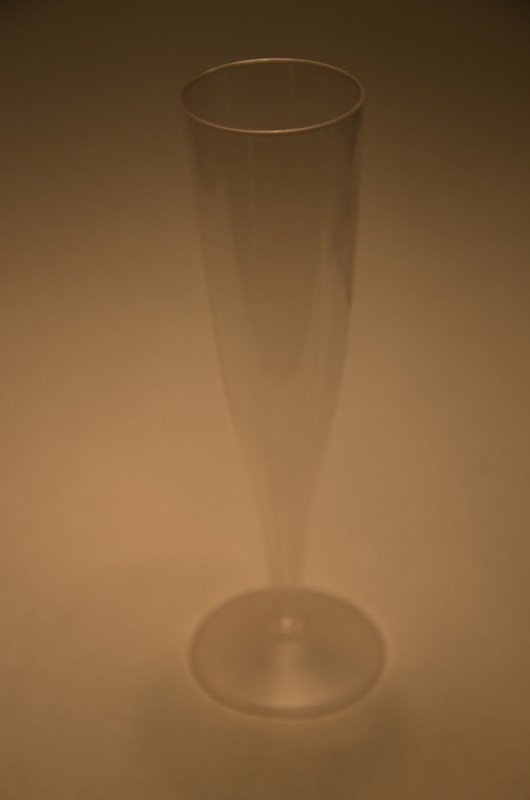 Champagnerkelch 1 dl, 1-teilig PS, 10er Stange