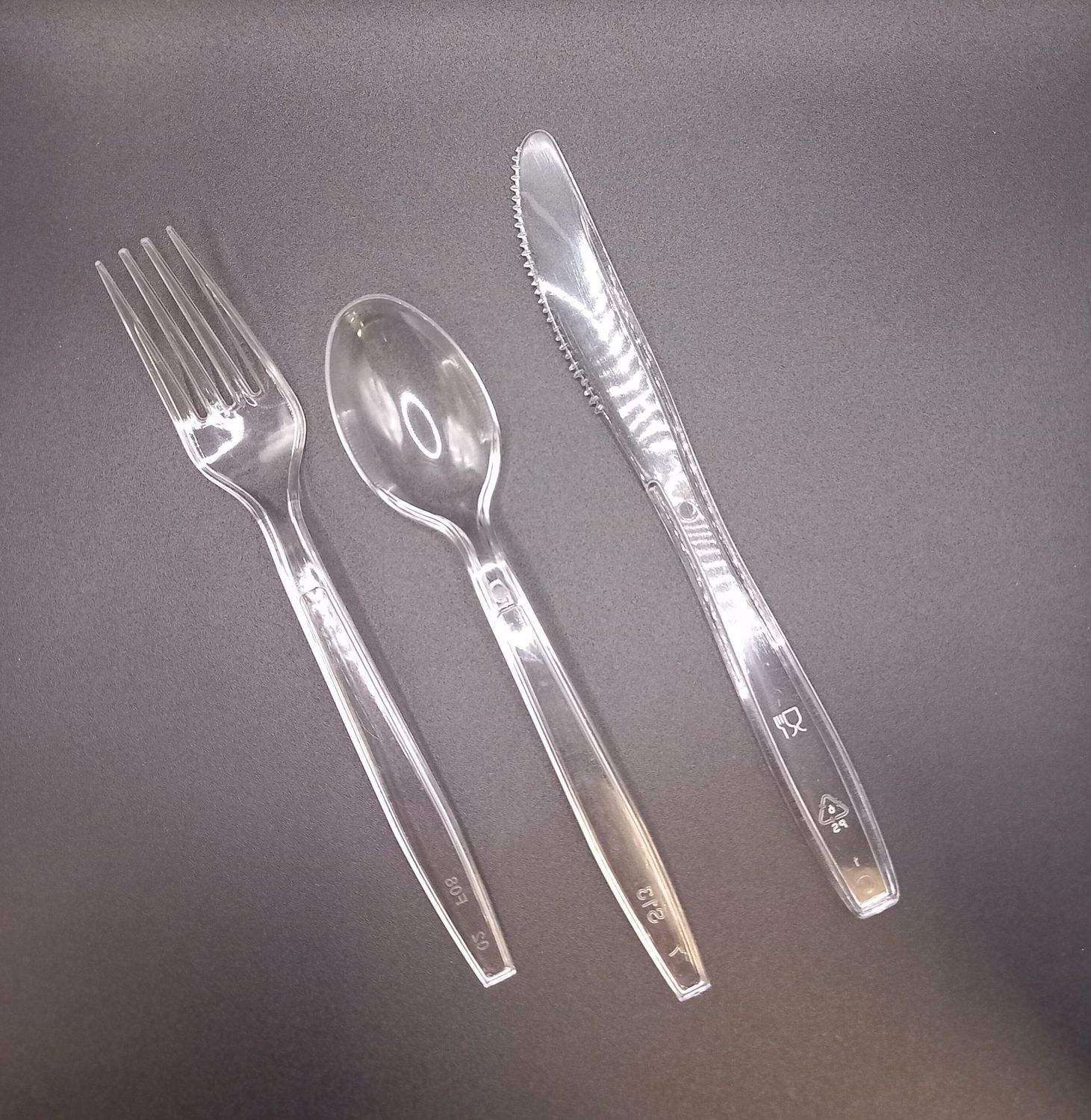 Messer glasklar, 50er Pack, PS