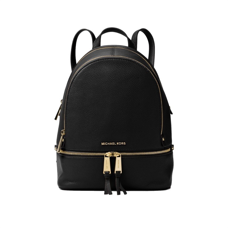 MICHAEL KORS - Zaino Rhea medio in pelle - Black