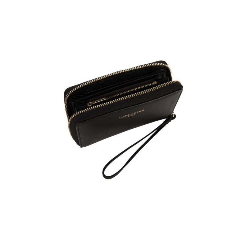 LANCASTER - Dune Portafoglio Zip Around piccolo - Noir