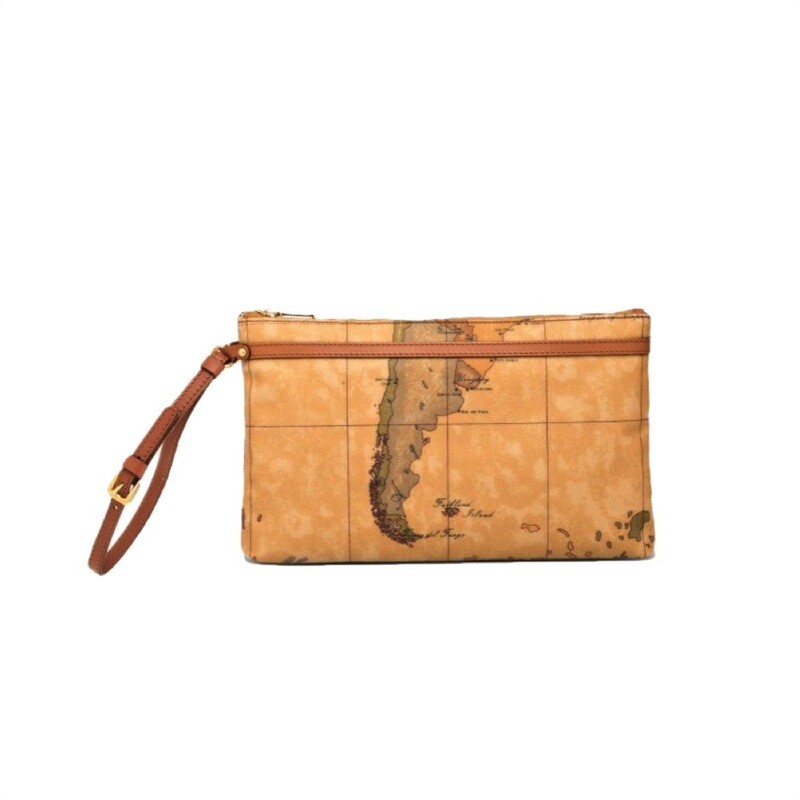 ALVIERO MARTINI - Contemporary Clutch Grande - Natural