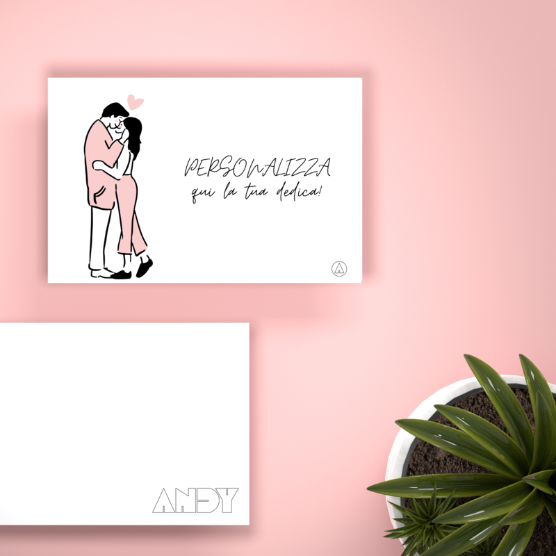 BIGLIETTO REGALO - Romantico Love (Personalizzato)