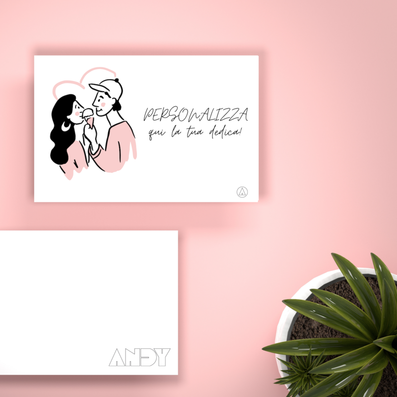 BIGLIETTO REGALO - Romantico Love (Personalizzato)