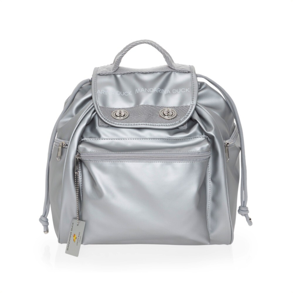 MANDARINA DUCK - Utility Backpack grande - Silver