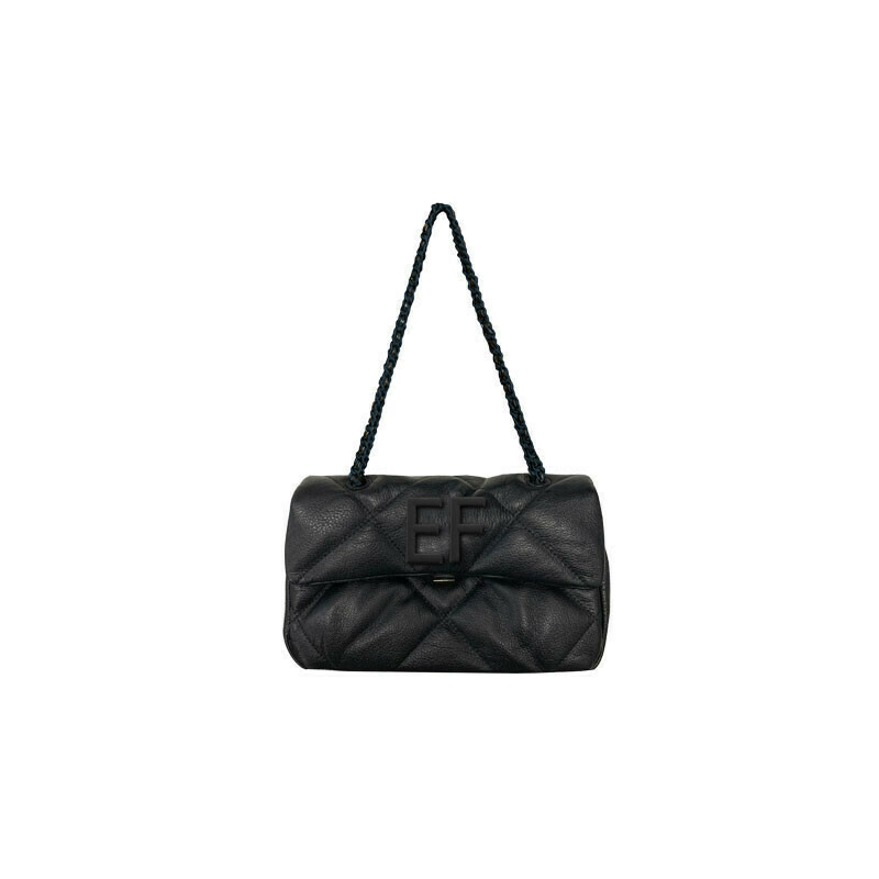 MIA BAG - Tiffany Tracolla Media in pelle - Nero