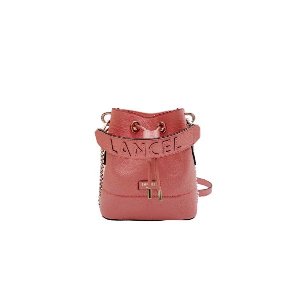 LANCEL Ninon Mini Bucket Bag Pink