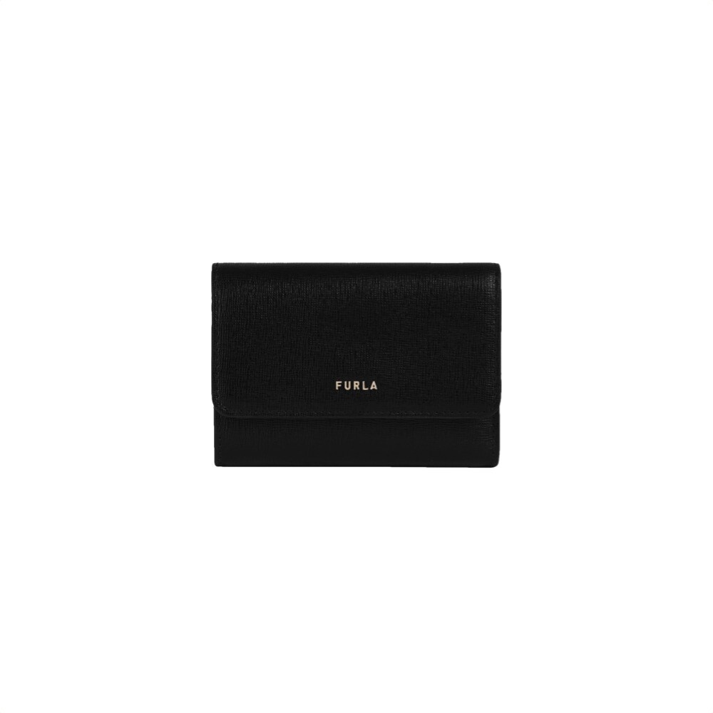 FURLA - Babylon S Tri-fold saffiano - Nero