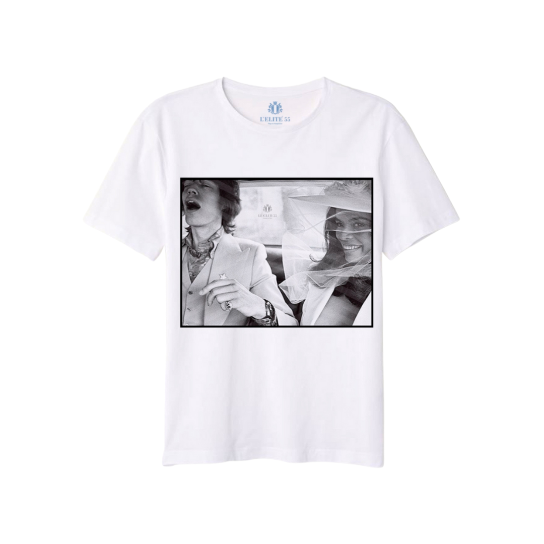 L'ELITÉ 55 - T-shirt stampa Wedding - Bianco