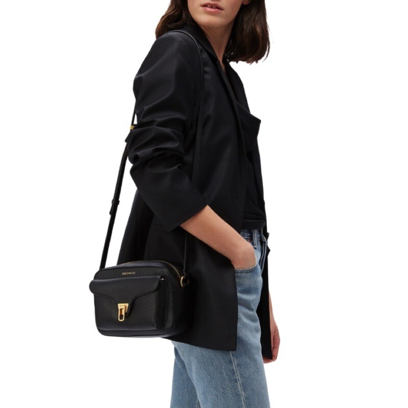 COCCINELLE - Beat Soft Camera Bag Medium - Noir