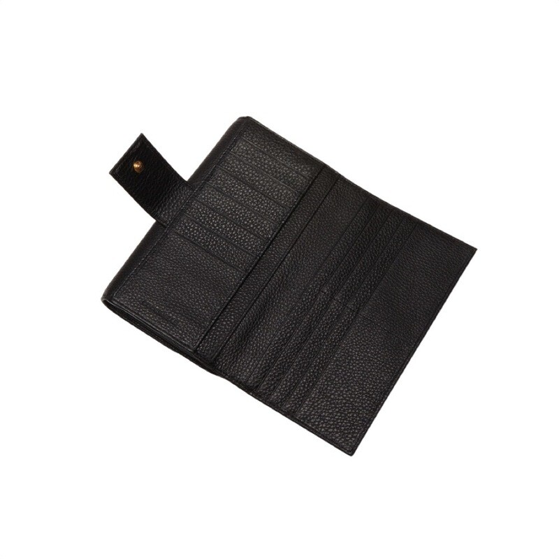 COCCINELLE - Metallic Soft Portafoglio Maxi - Noir