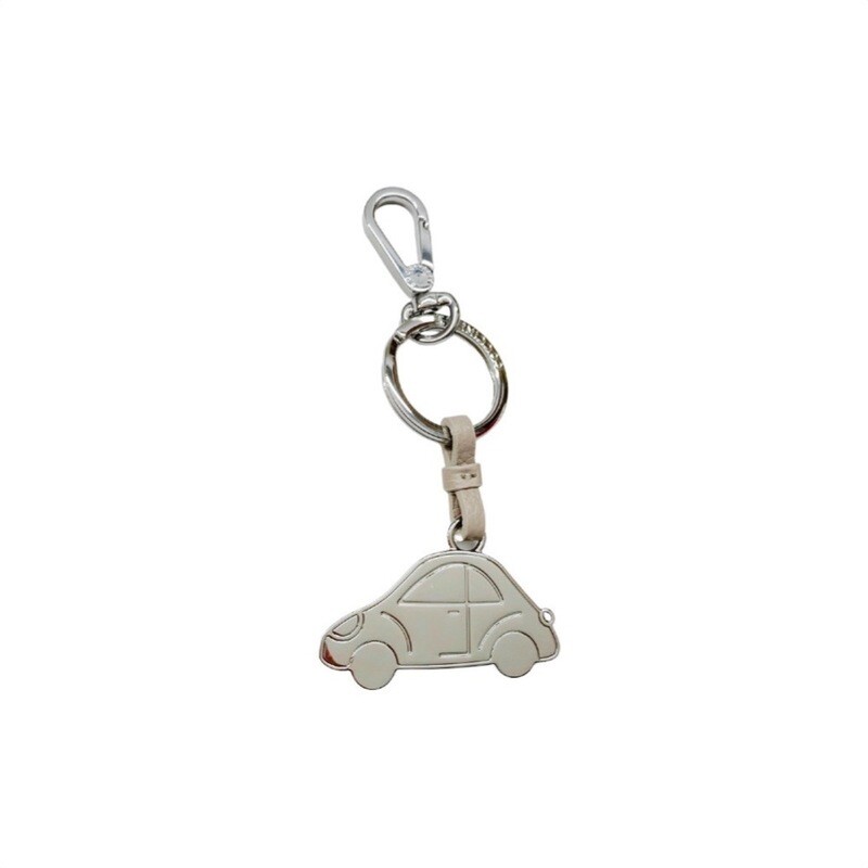 COCCINELLE - Macchina Portachiavi/Charm Basic Metal Nickel - Powder Pink