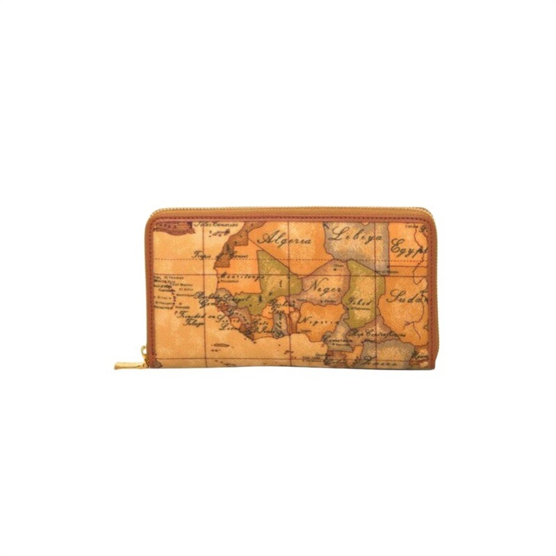ALVIERO MARTINI - Geo Classic Portafoglio Grande Zip Around - Natural