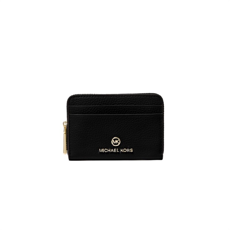 MICHAEL KORS - Jet Set Zip Coin Card Case - Black