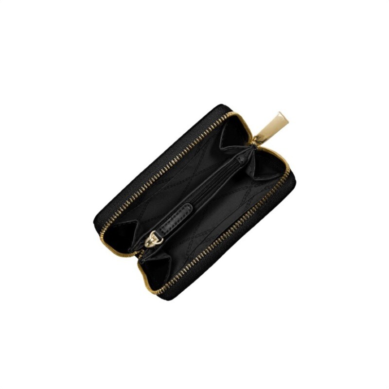 MICHAEL KORS - Jet Set Zip Coin Card Case - Black