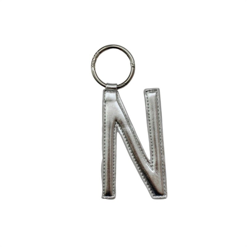 MIA BAG - Portachiavi Lettera "N" - Argento