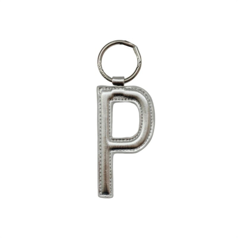 MIA BAG - Portachiavi Lettera "P" - Argento