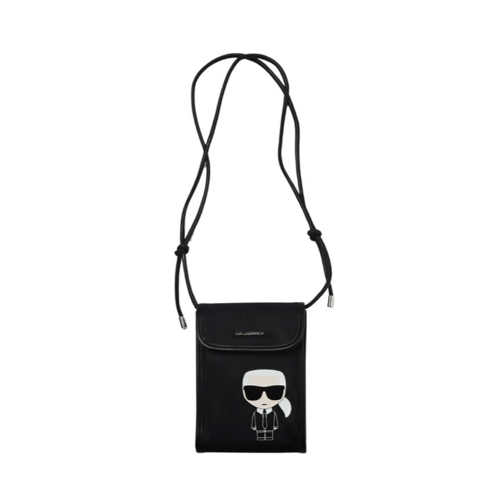 KARL LAGERFELD - K/Ikonik Custodia per smartphone in nyllon - Black