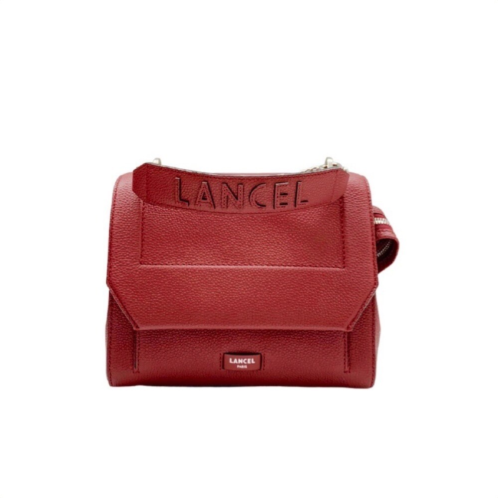 LANCEL - Ninon Flap Bag M - Carmine